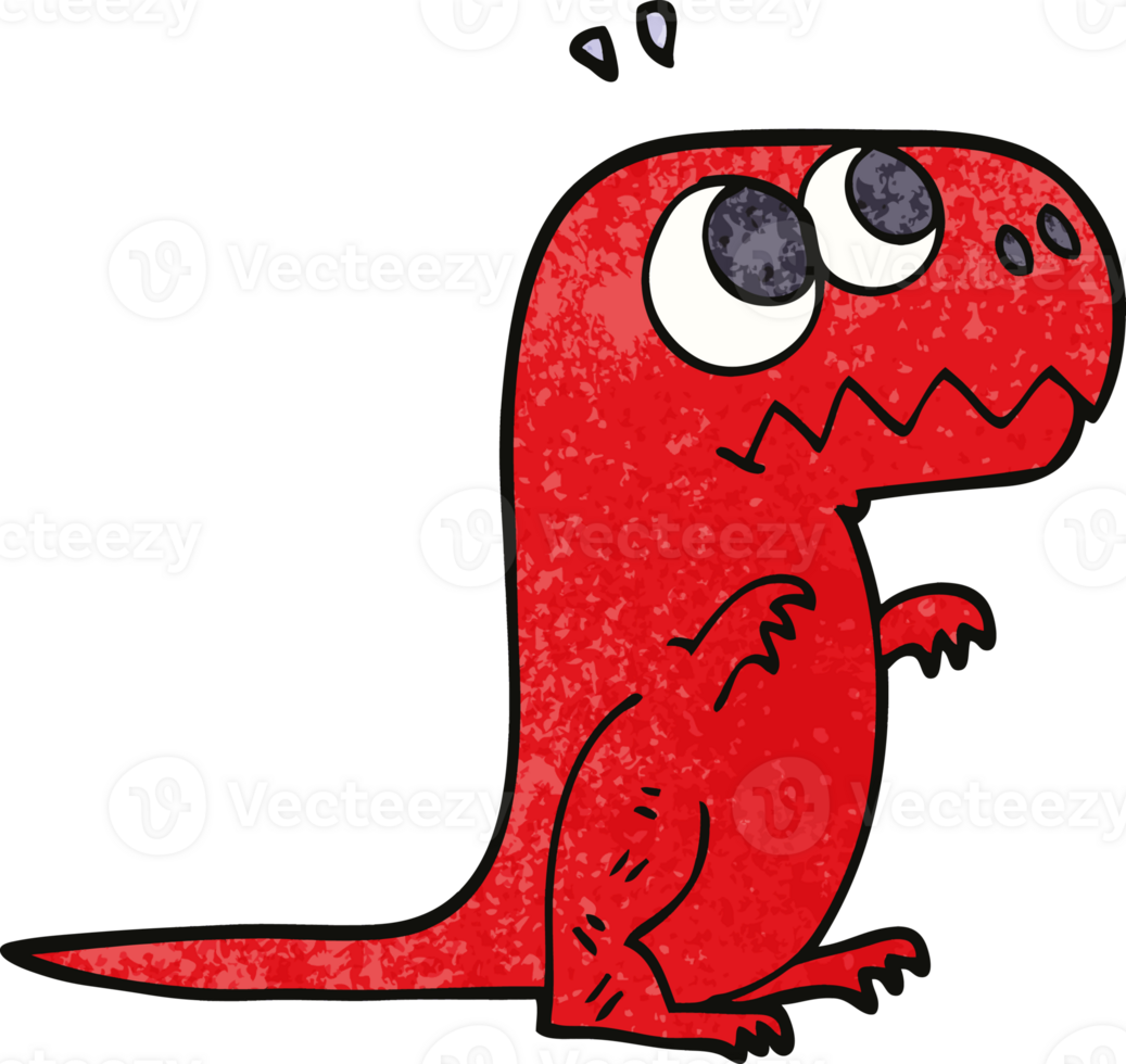 cartoon doodle roaring t rex png