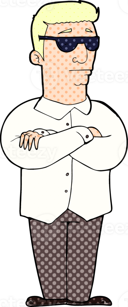 cartoon security guy png