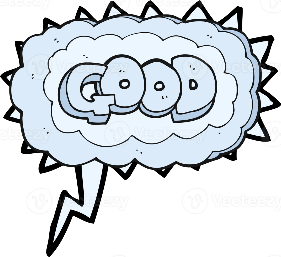 speech bubble cartoon Good symbol png