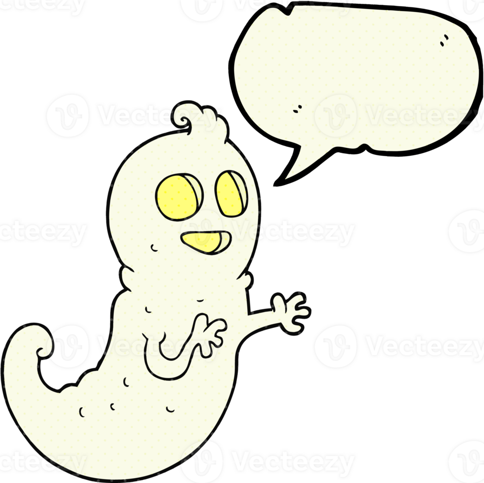 comic book speech bubble cartoon ghost png