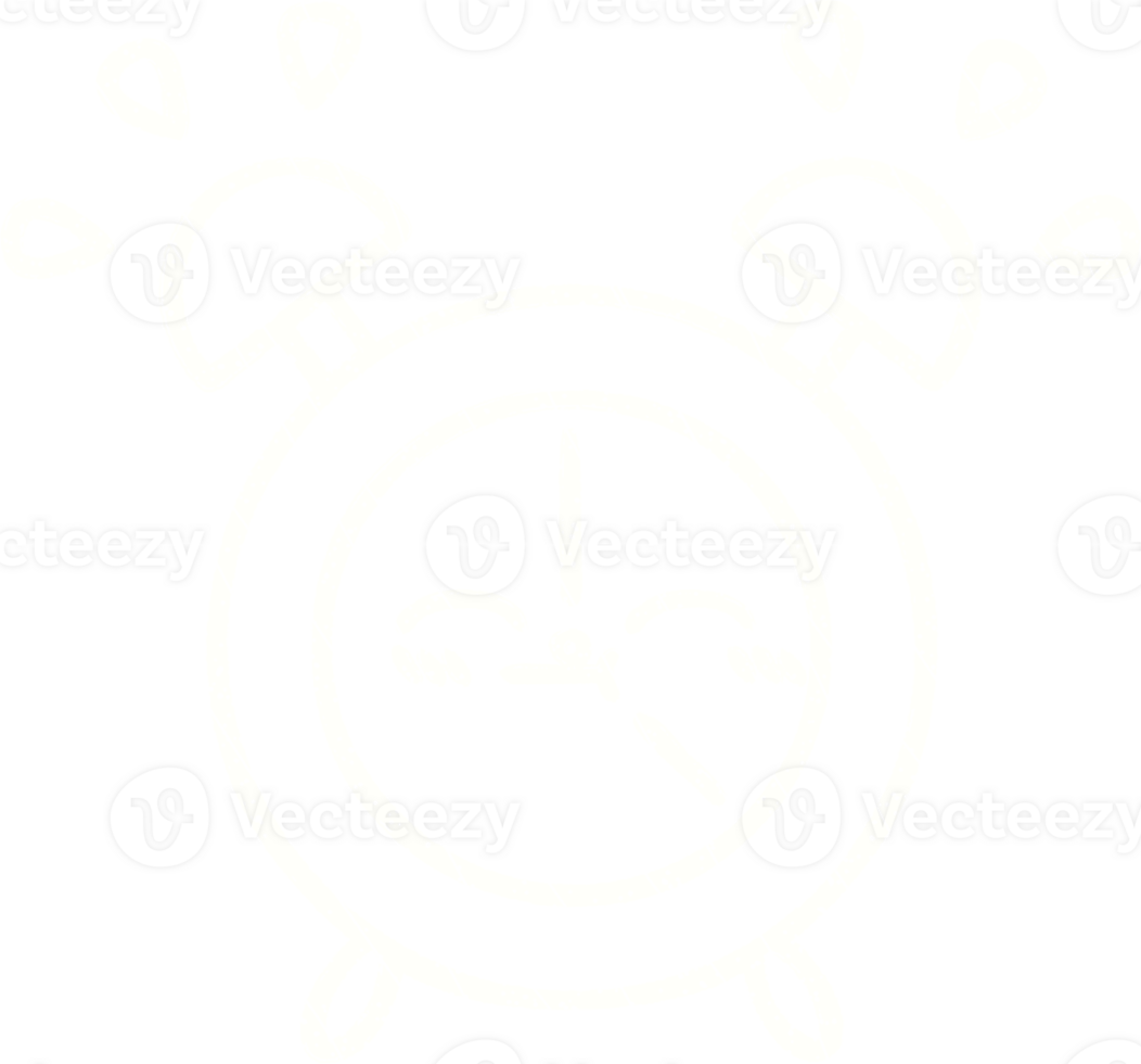 Alarm Clock Chalk Drawing png
