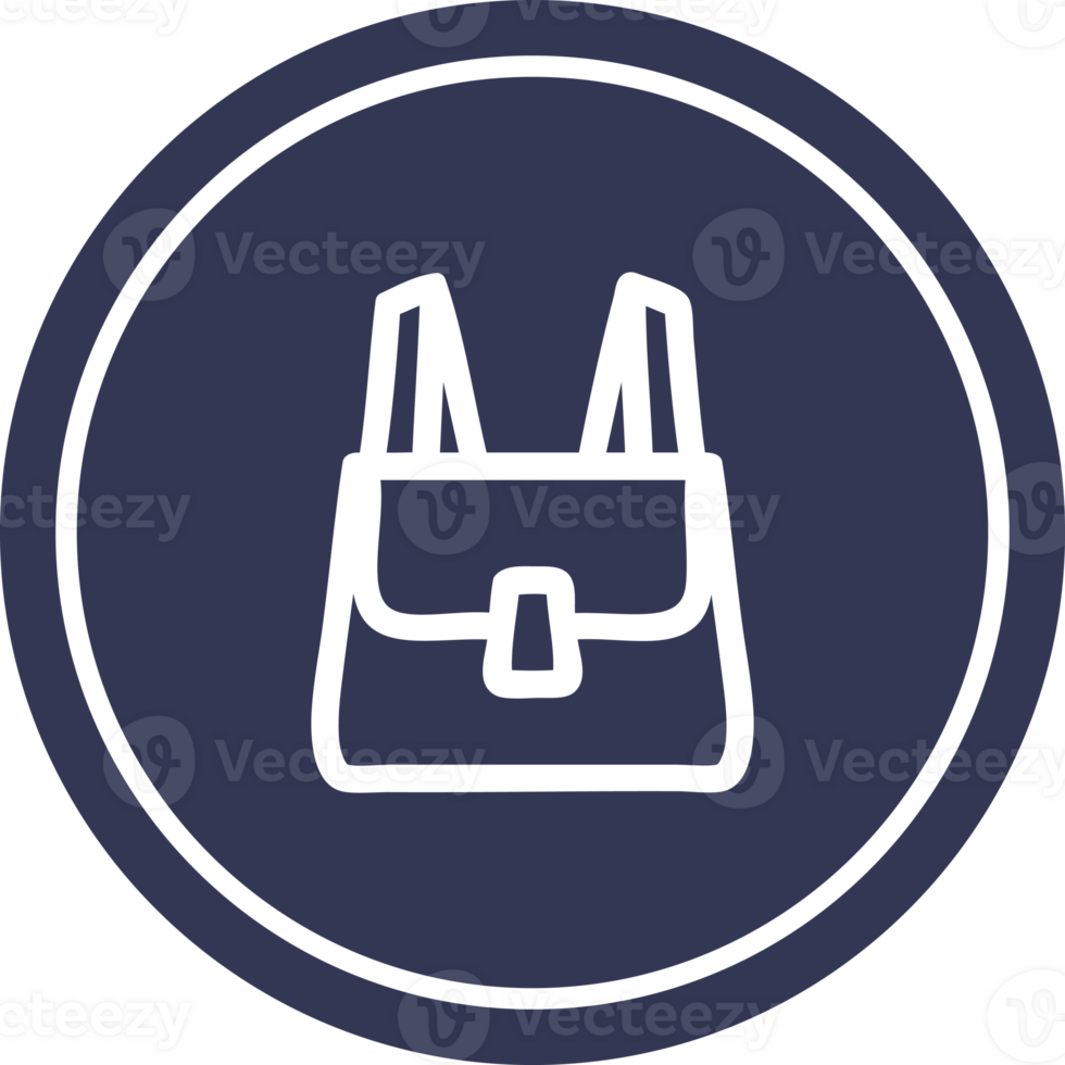 school satchel circular icon png