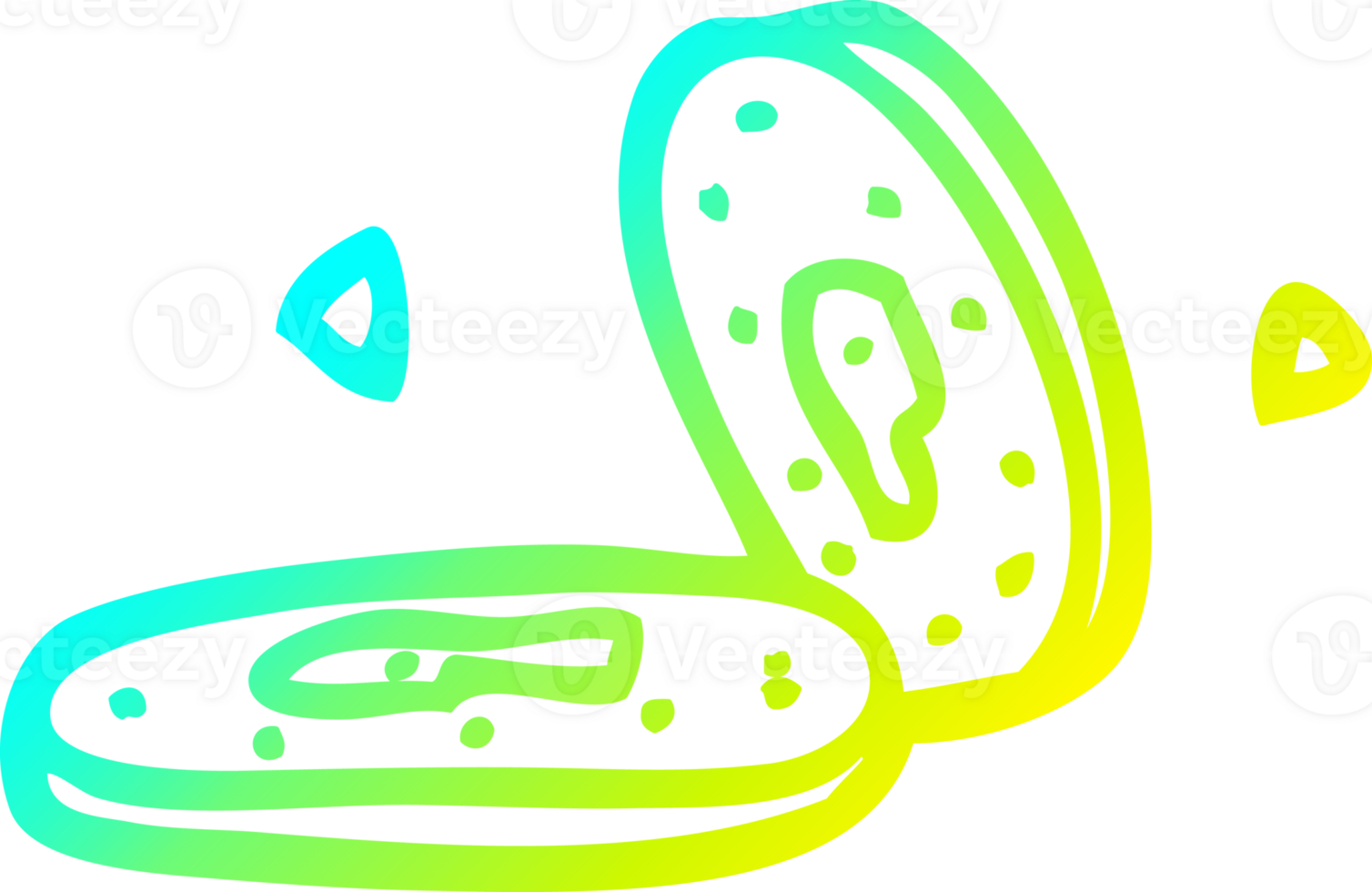 cold gradient line drawing cartoon money coins png