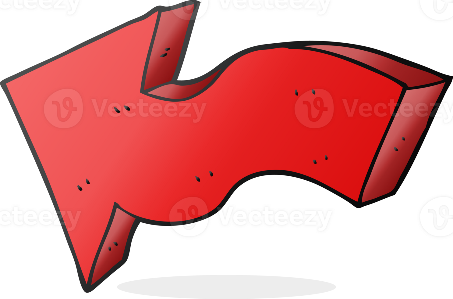 cartoon pointing arrow png