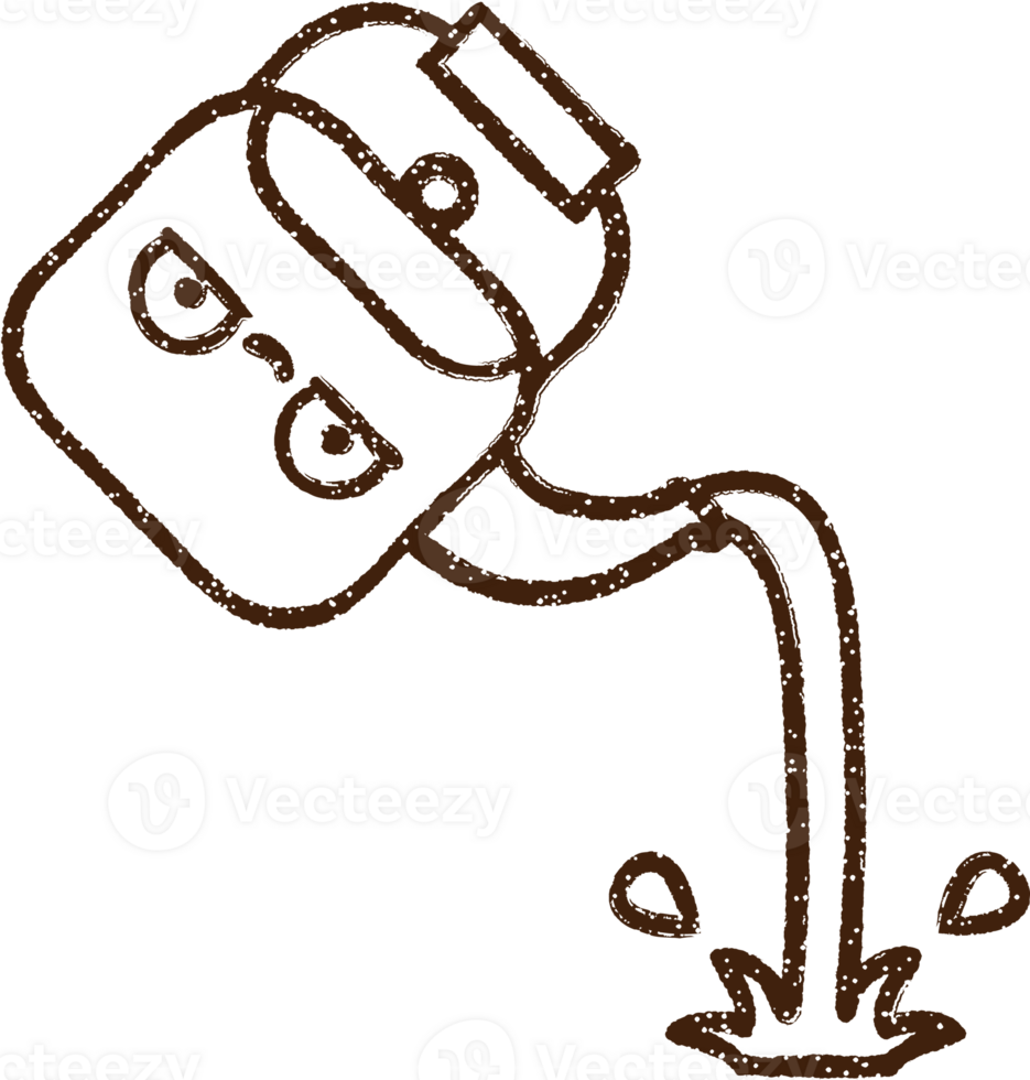 Tea Kettle Charcoal Drawing png