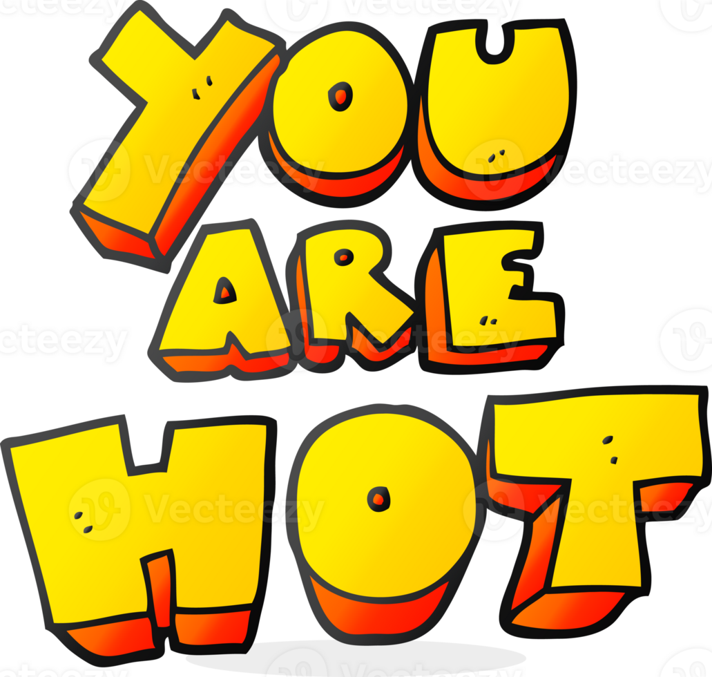 you are    drawn cartoon sign png