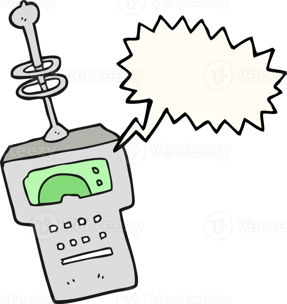 drawn speech bubble cartoon futuristic scanner png