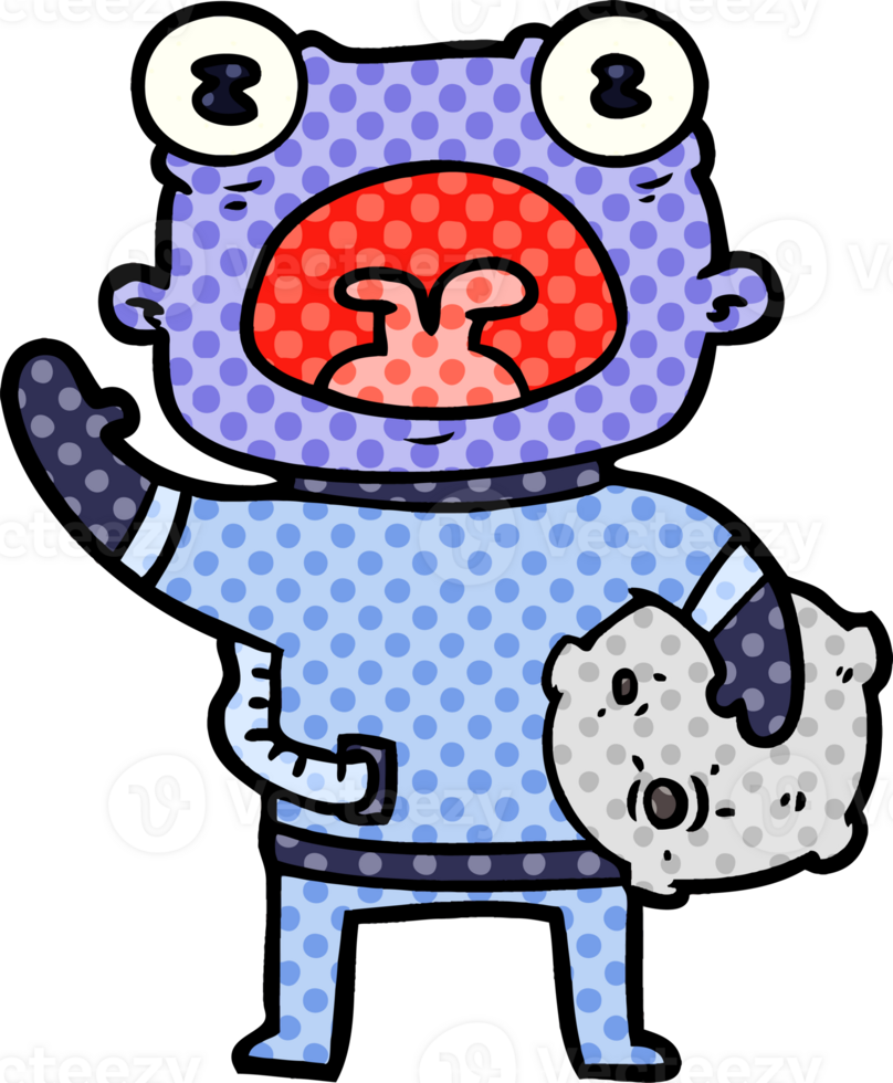 cartoon weird alien communicating png