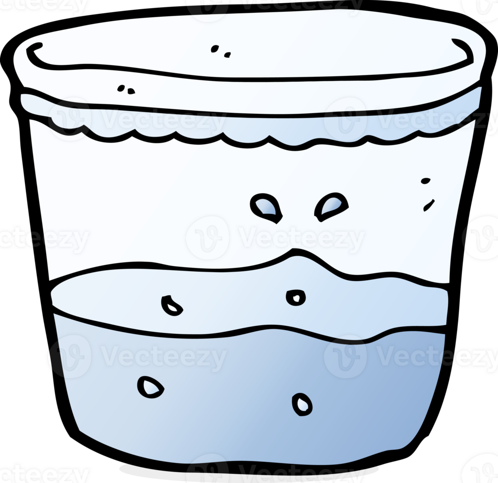 cartoon glass of water png