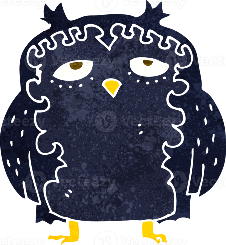 cartoon wise old owl png
