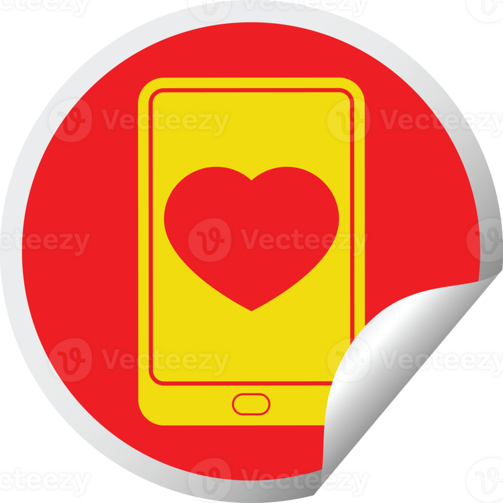 electronic tablet showing business performance circular peeling sticker png