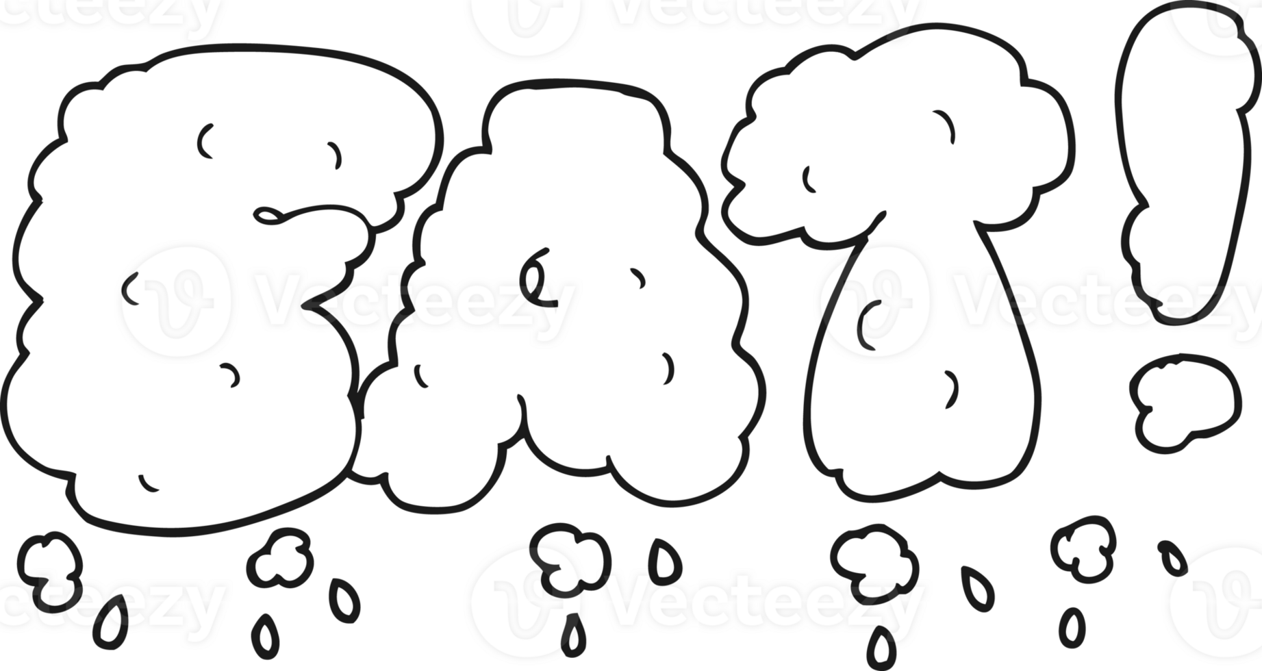 drawn black and white cartoon fat symbol png
