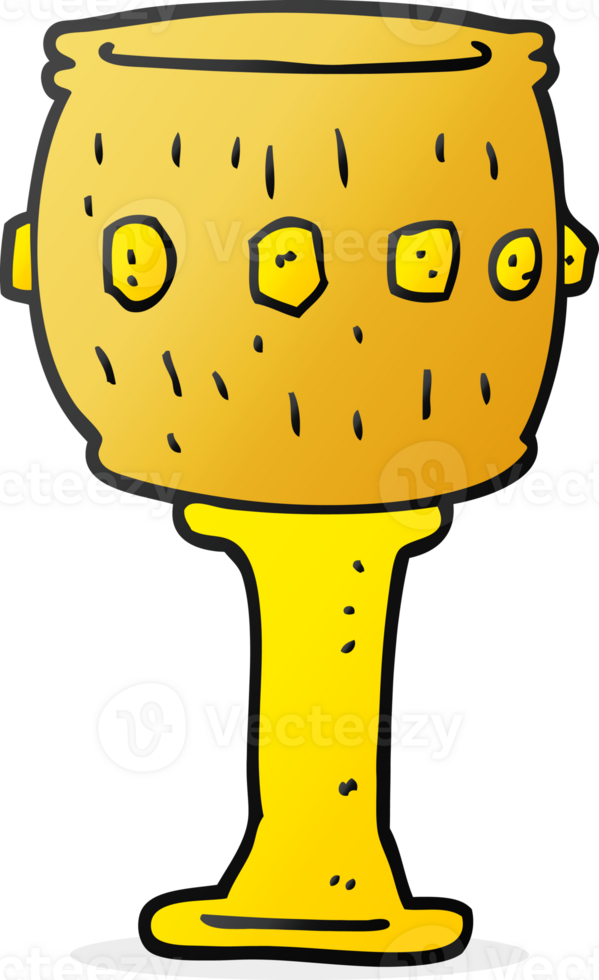 drawn cartoon goblet png