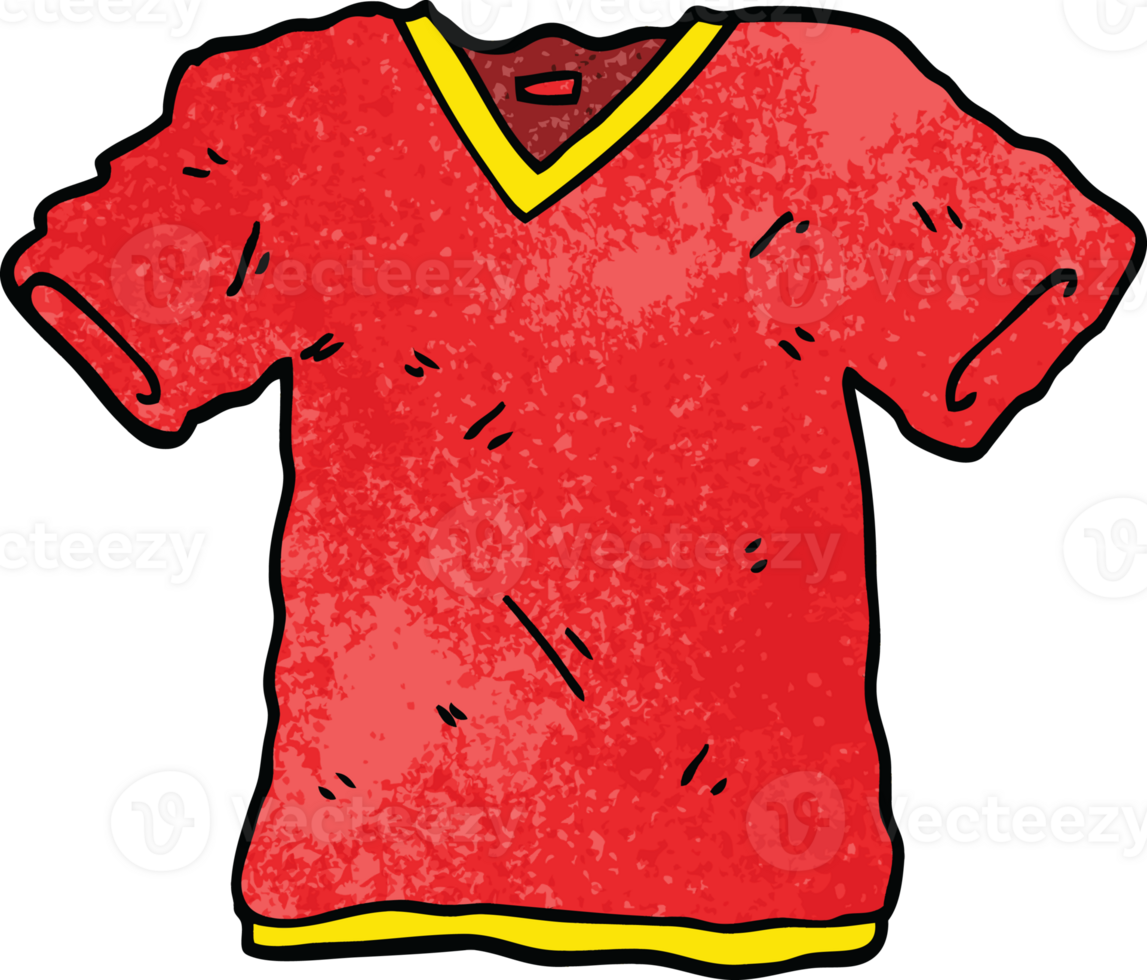 Cartoon-Gekritzel-T-Shirt png