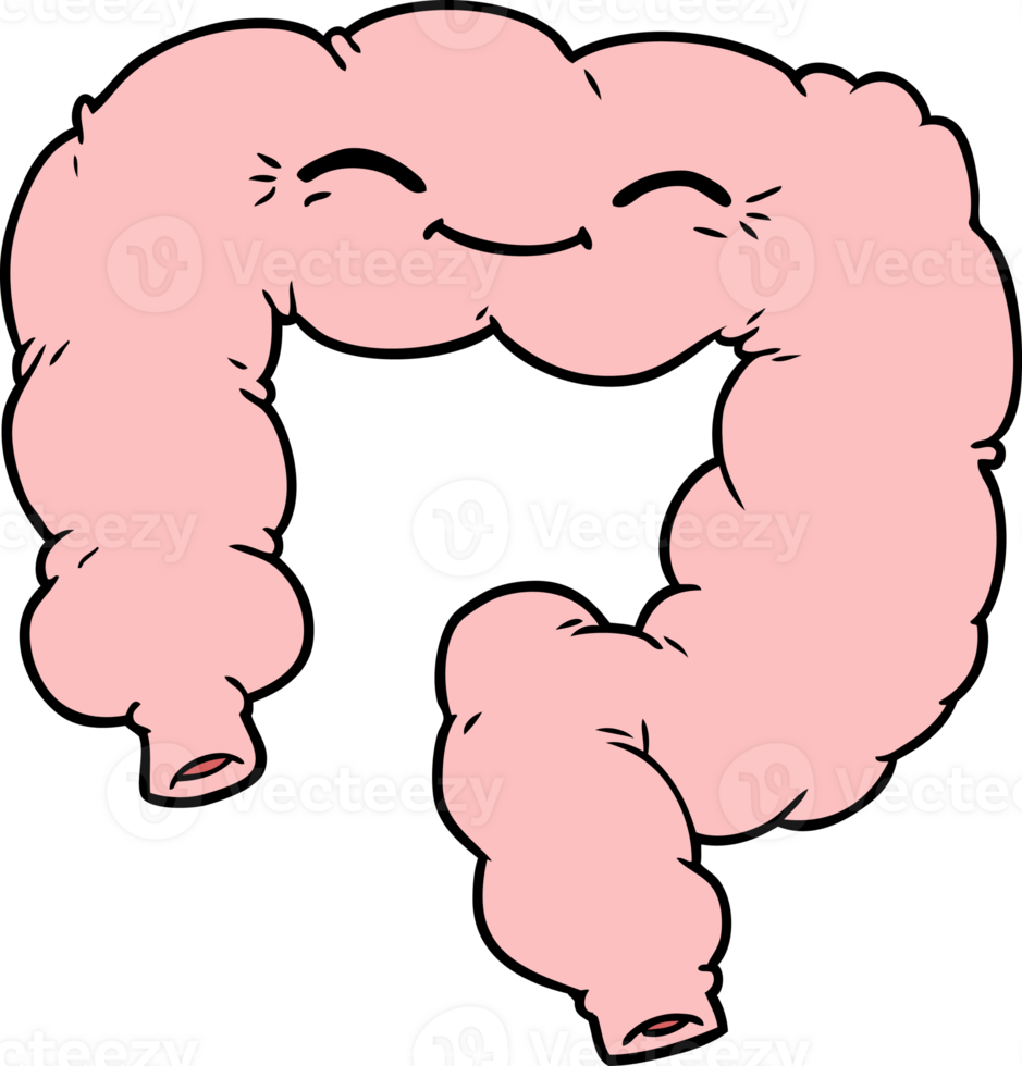 cartoon happy colon png
