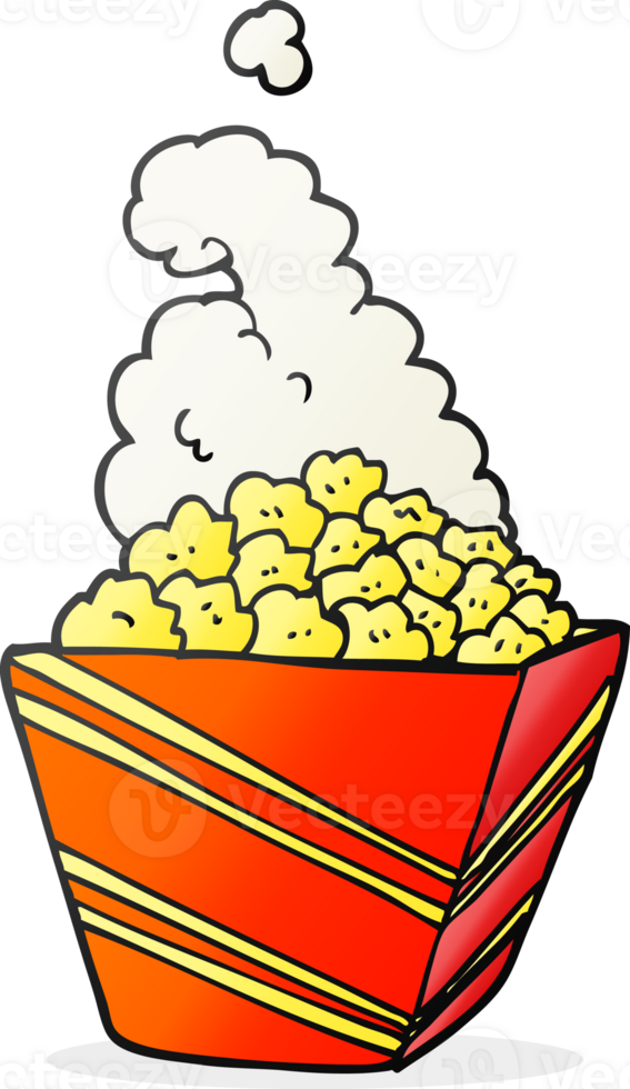 dragen tecknad serie färsk popcorn png