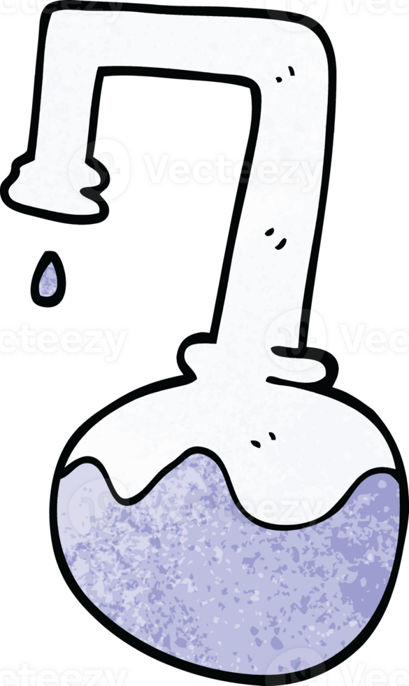 cartoon doodle science experiment png