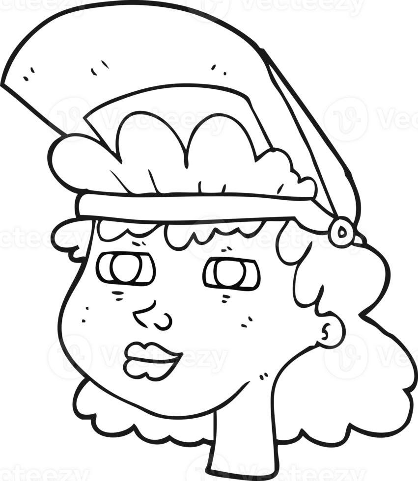 drawn    drawn    drawn black and white cartoon woman with welding mask png