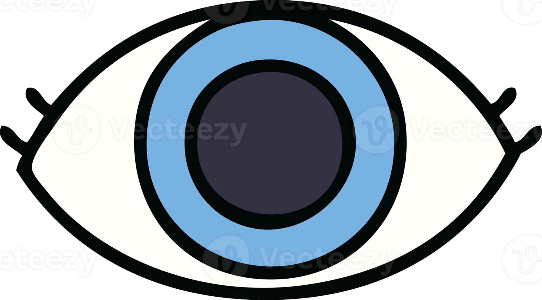 cute cartoon of a eye png
