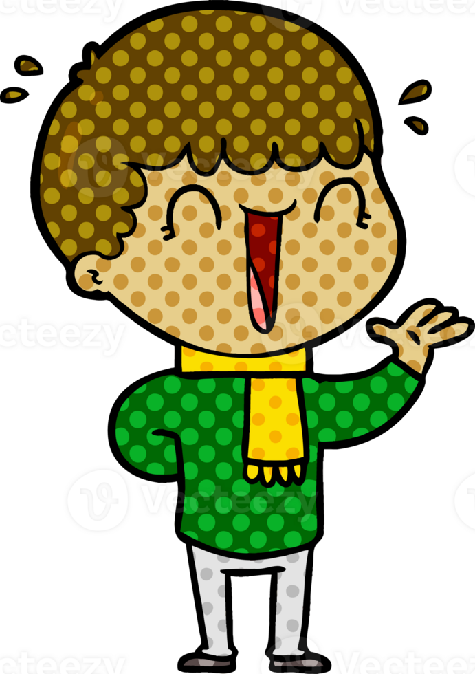 laughing cartoon man png