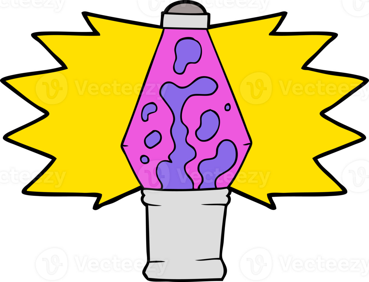 cartoon lava lamp png