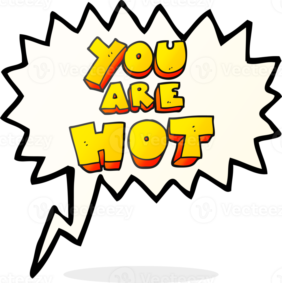 you are    drawn speech bubble cartoon sign png