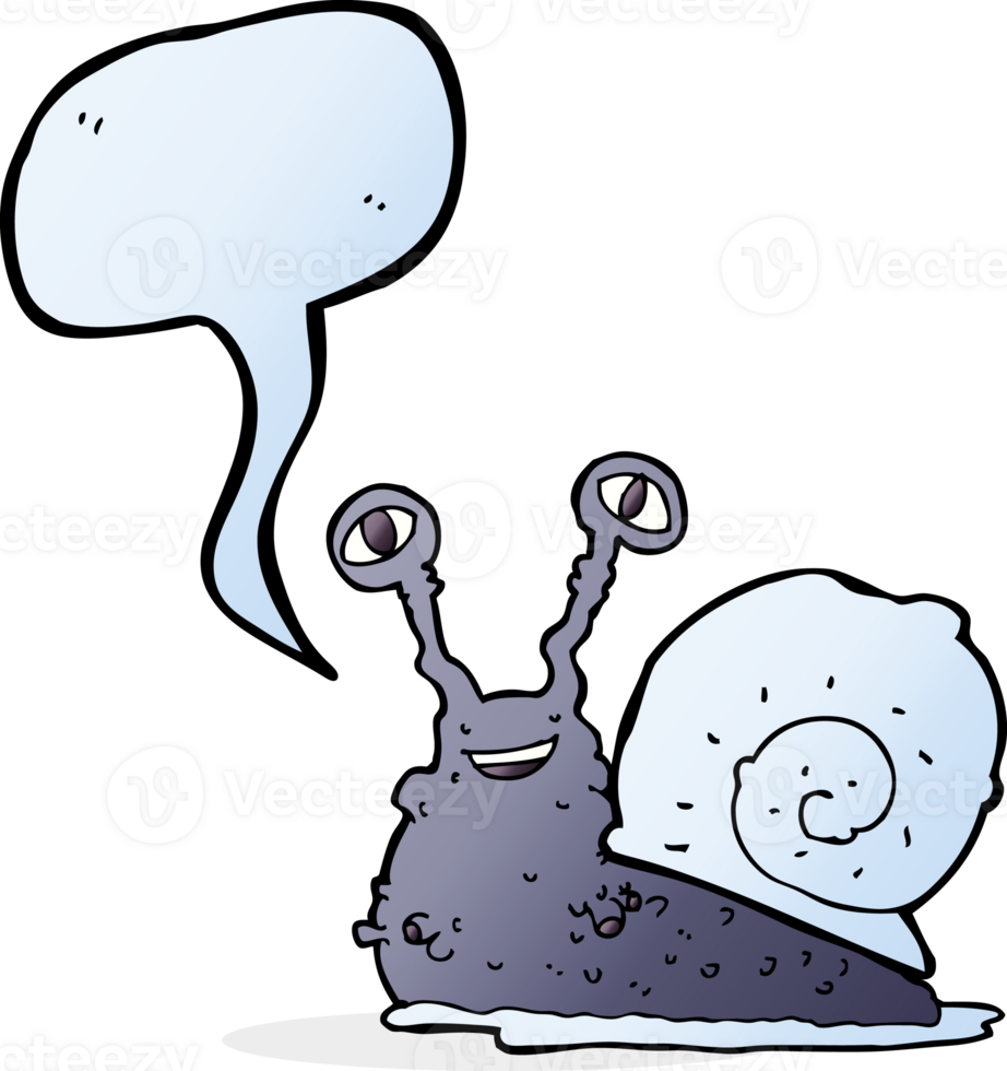 cartoon snail with speech bubble png