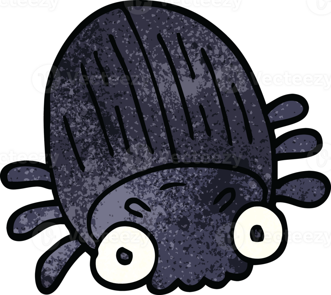 cartoon doodle huge beetle png