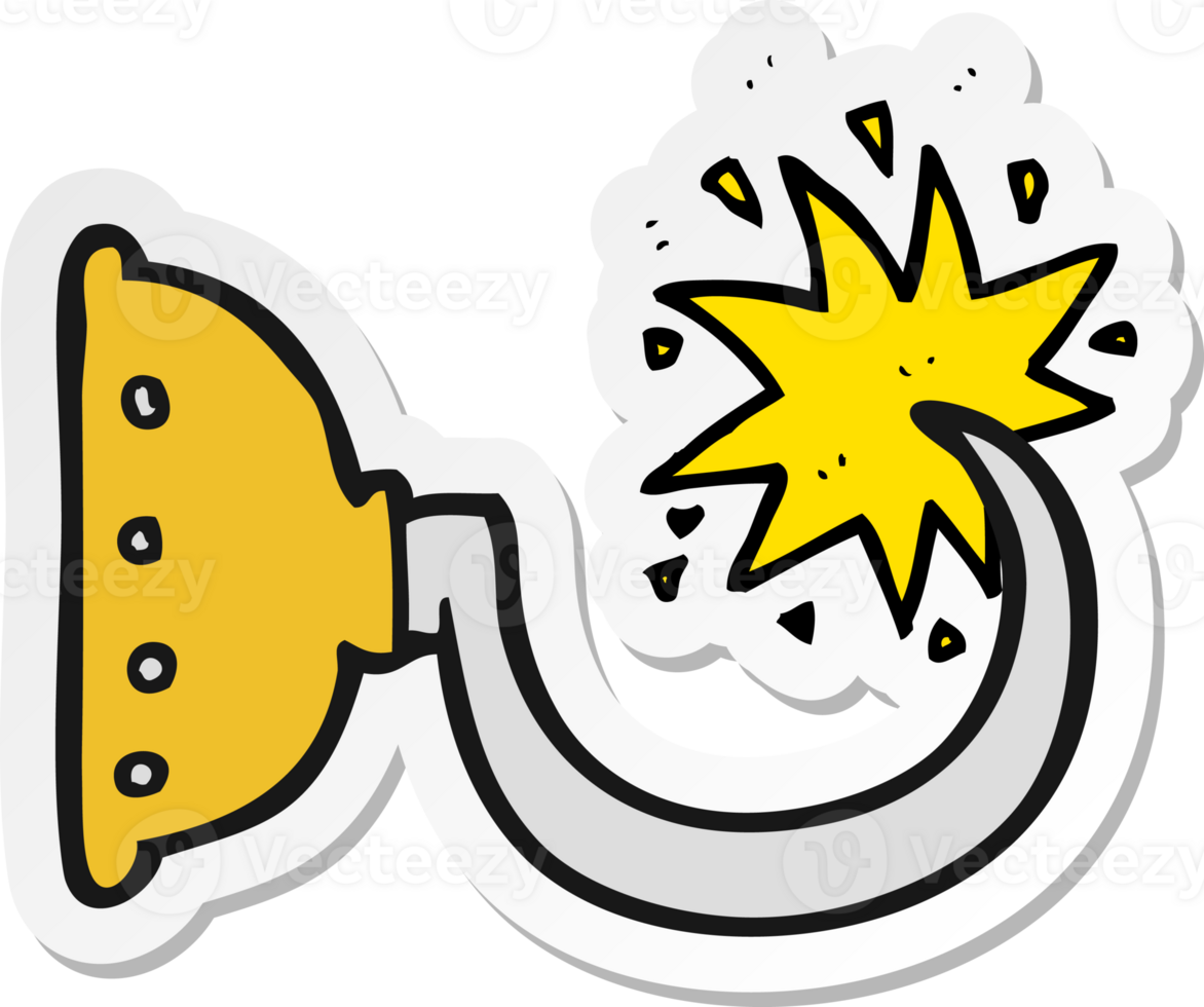 sticker of a cartoon pirate hook png