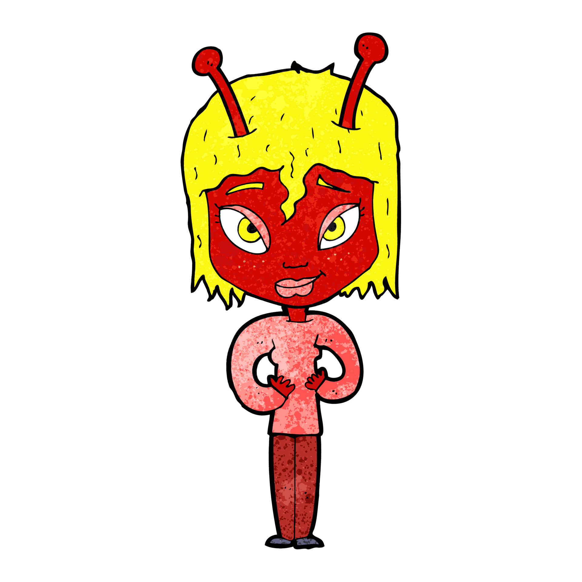 cartoon alien woman 45306224 PNG