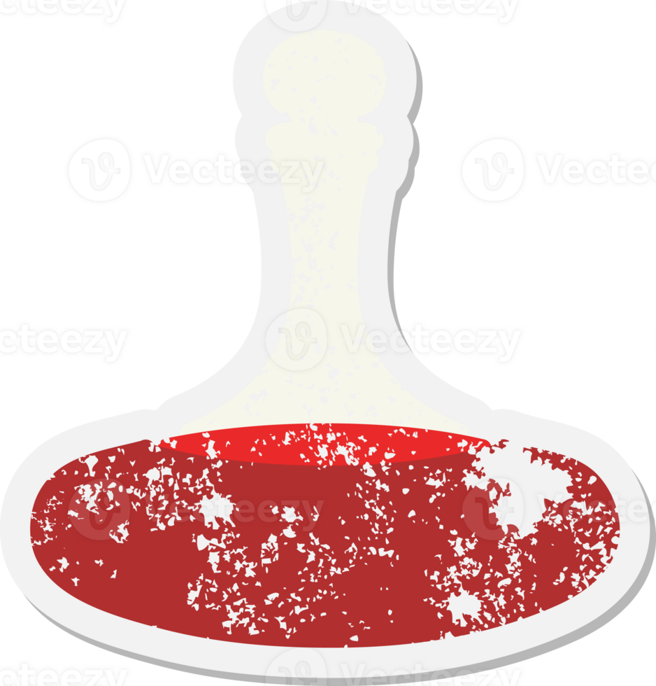 fancy decanter full of wine grunge sticker png