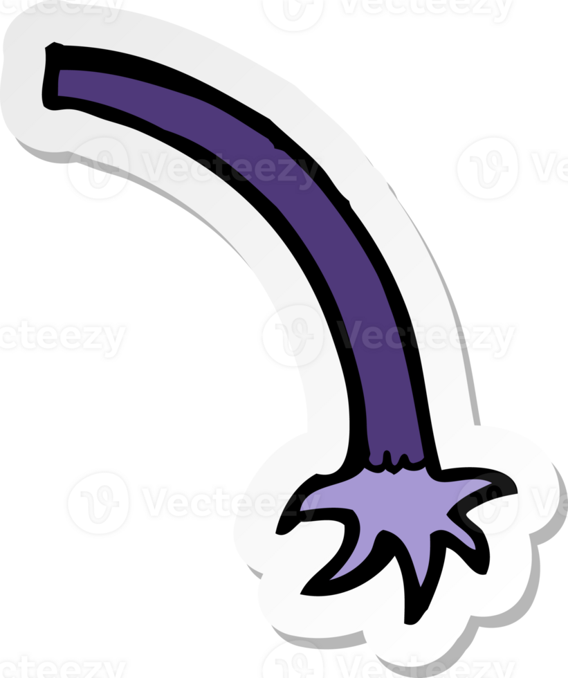 sticker of a cartoon monster arm png
