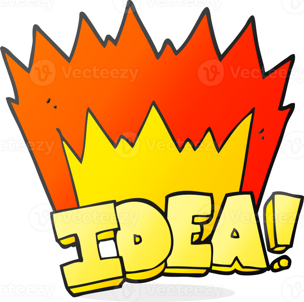 drawn cartoon idea symbol png