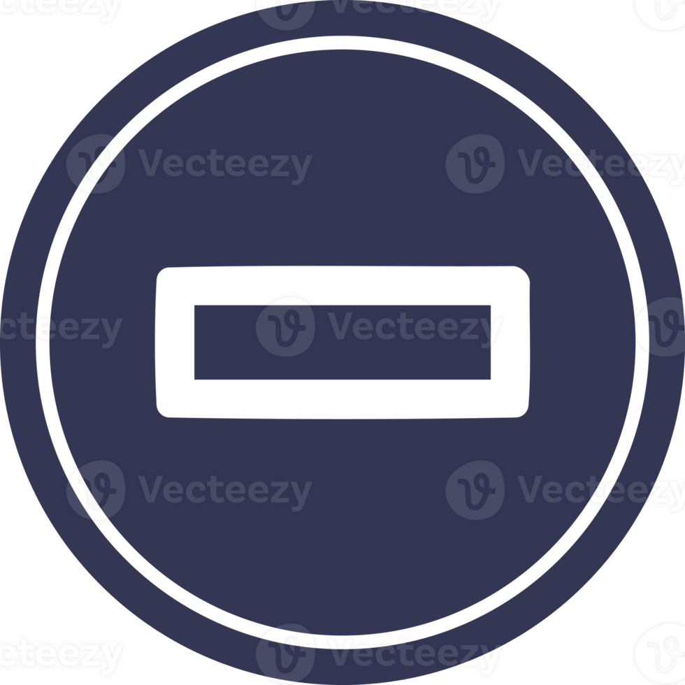 subtraction symbol circular icon symbol png