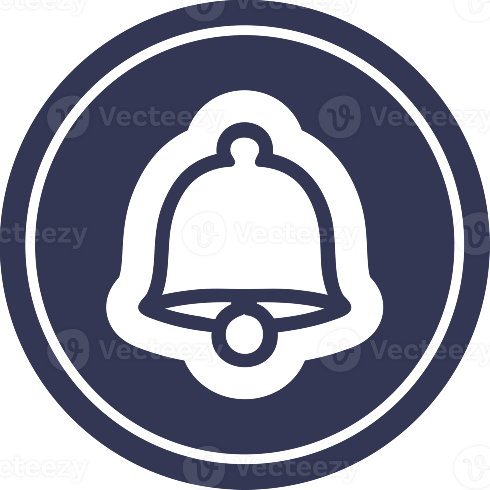old bell circular icon symbol png
