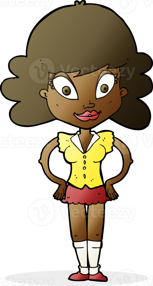 cartoon pretty woman png