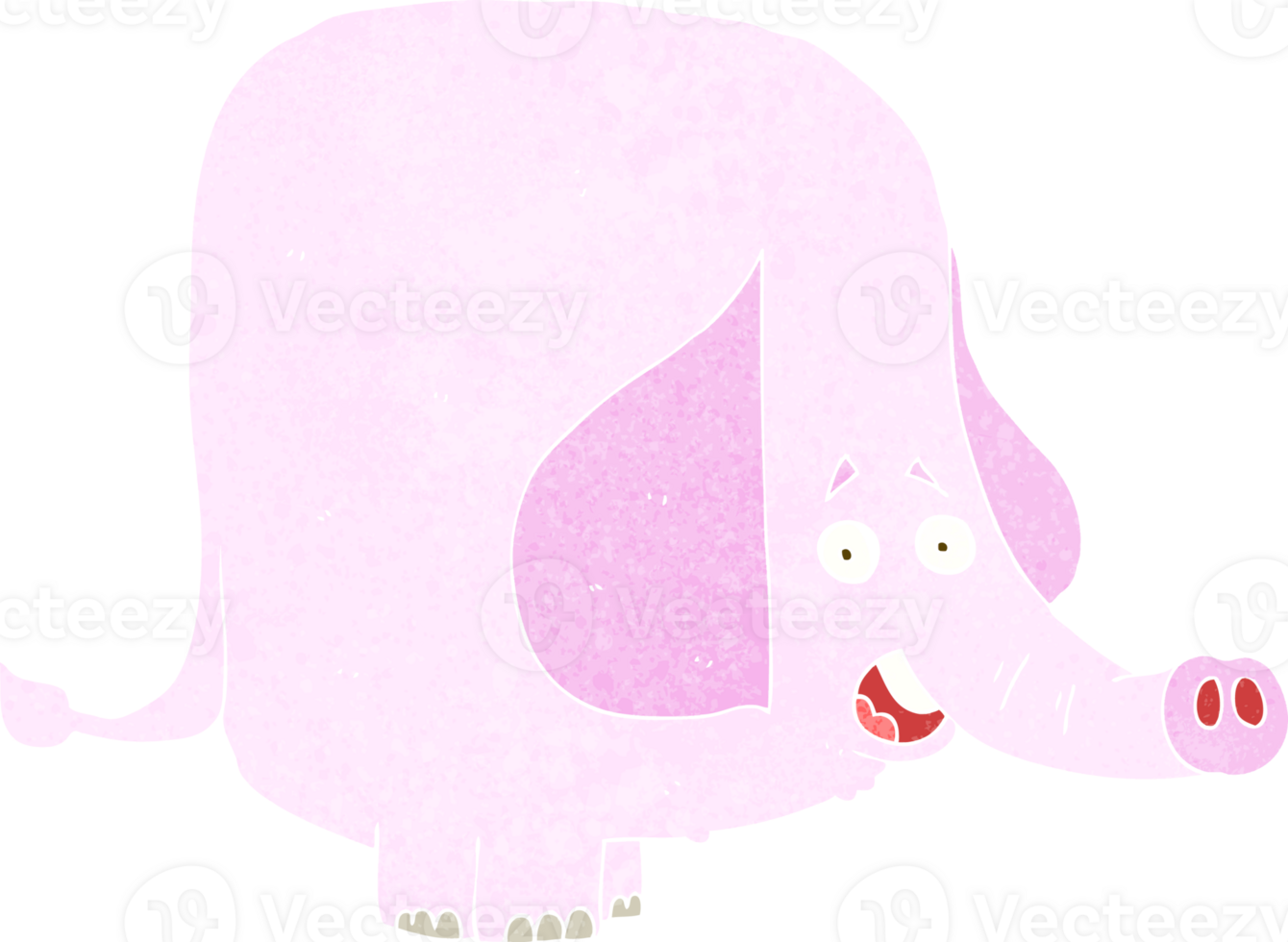 cartoon pink elephant png