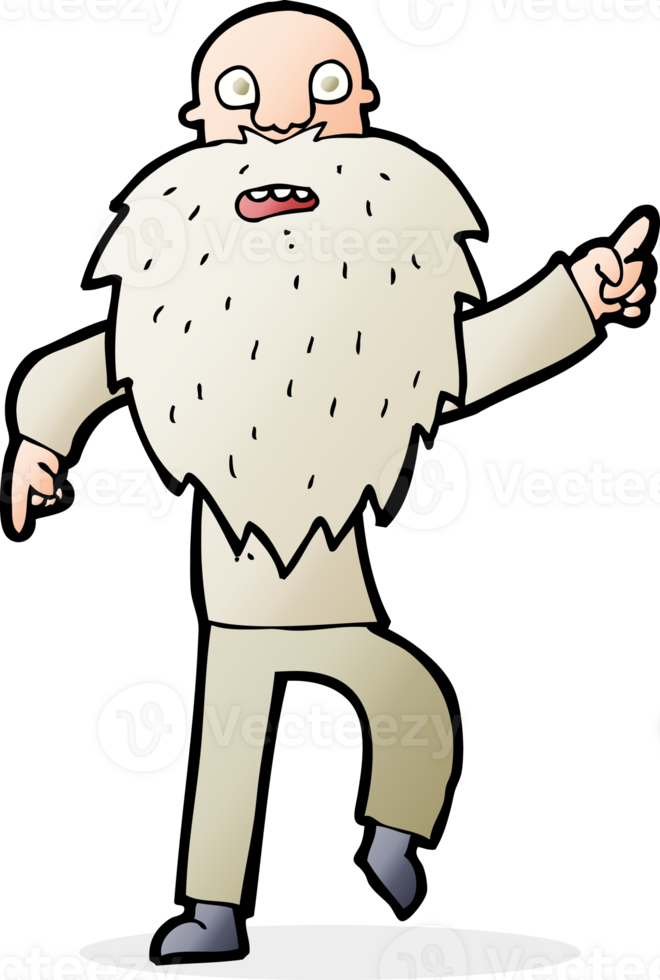 cartoon stressed old man png