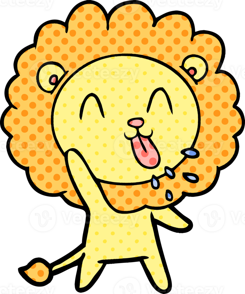 happy cartoon lion png