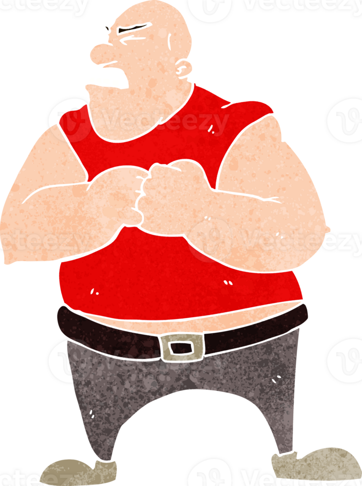 cartoon violent man png