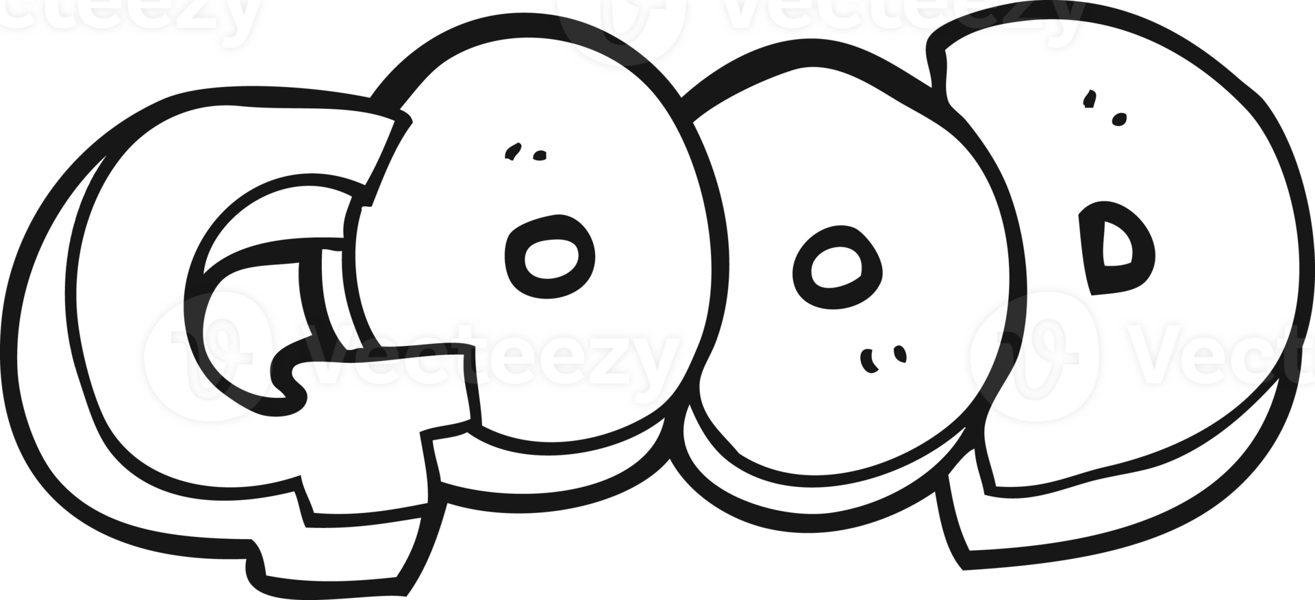 drawn black and white cartoon Good symbol png