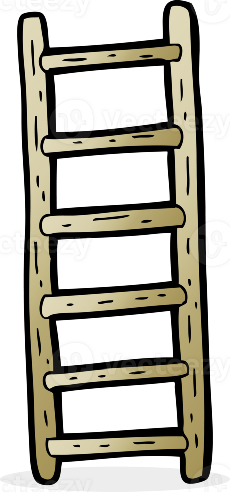 drawn cartoon ladder png