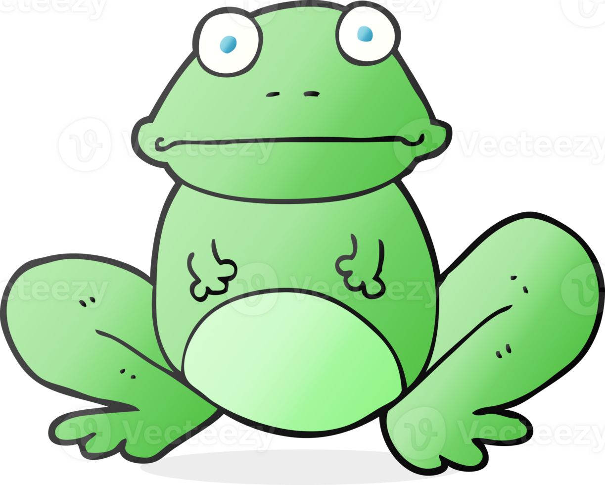 drawn cartoon frog png