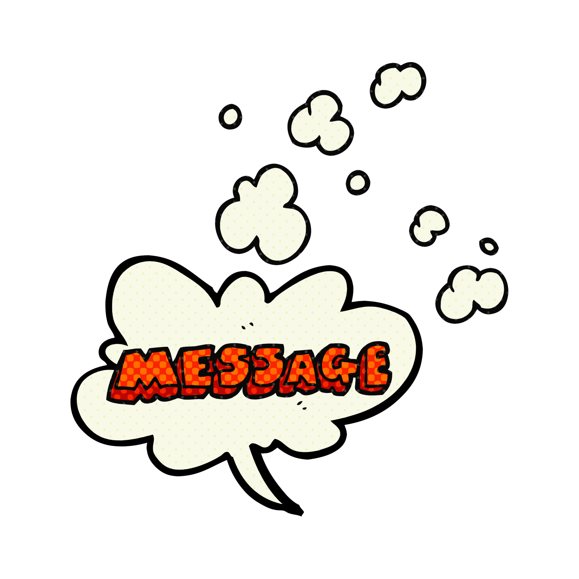 drawn cartoon message text 45308849 PNG