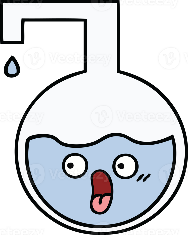 cute cartoon of a science experiment png
