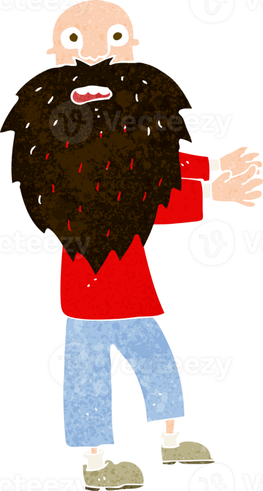 cartoon bearded old man png