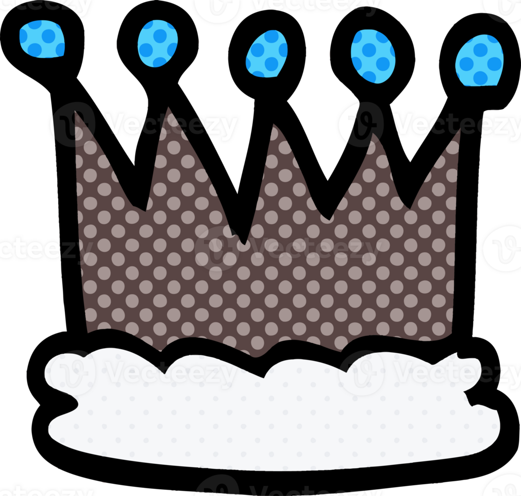 cartoon doodle crown png