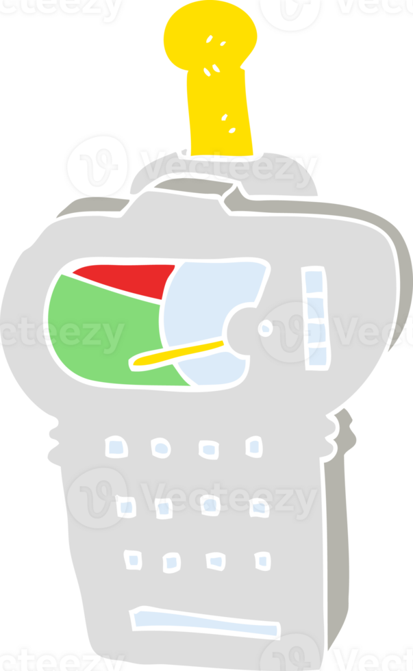 flat color illustration of scientific device png