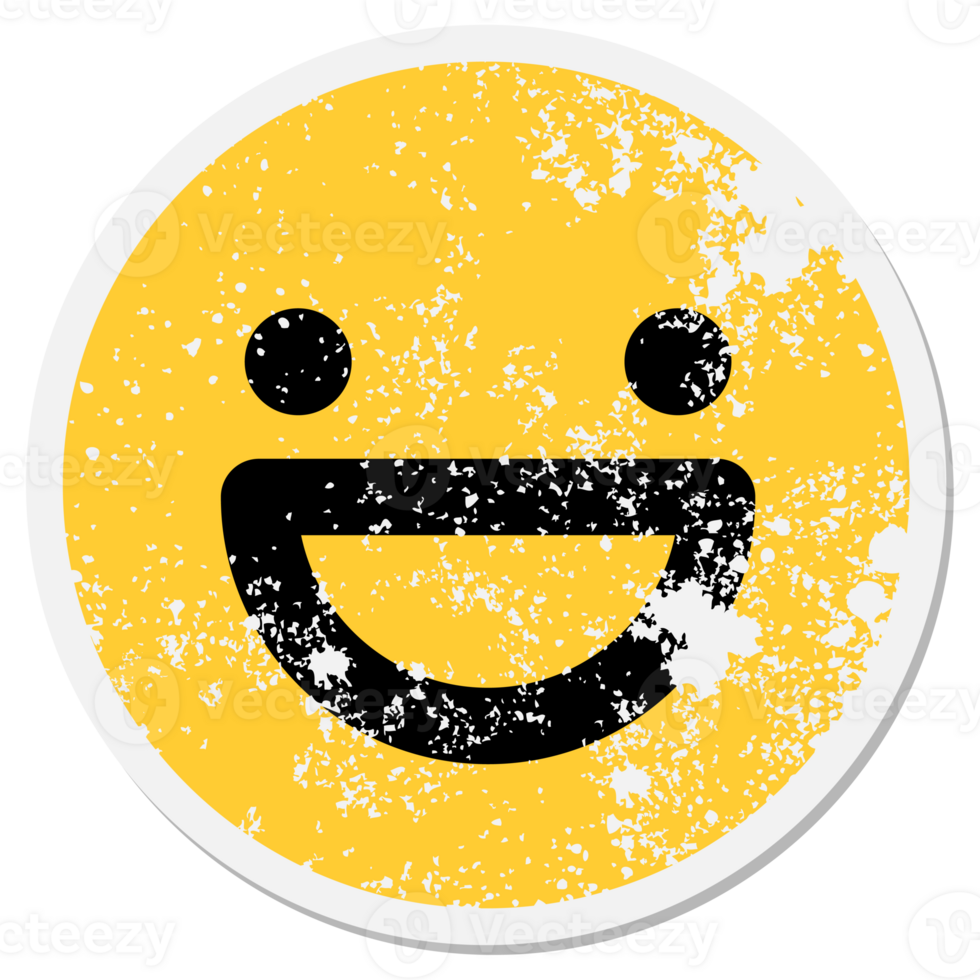 simple happy face circle png
