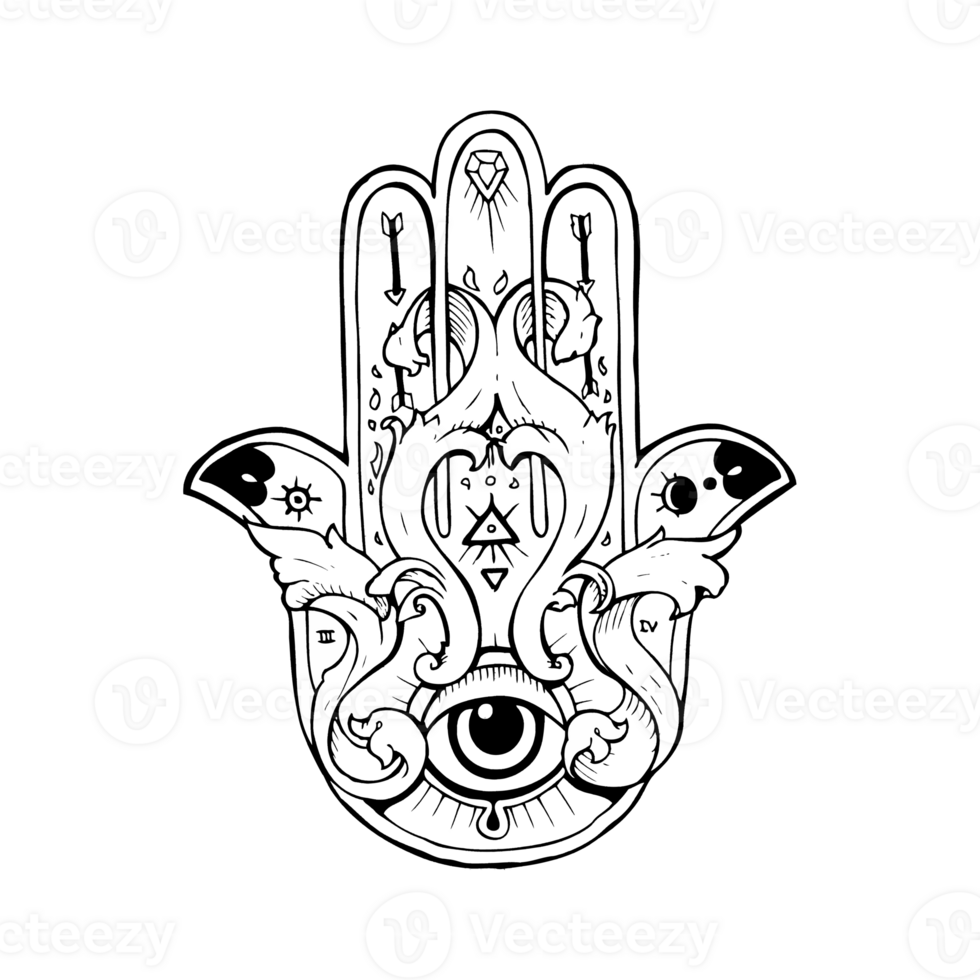 hamza tattoo symbol png